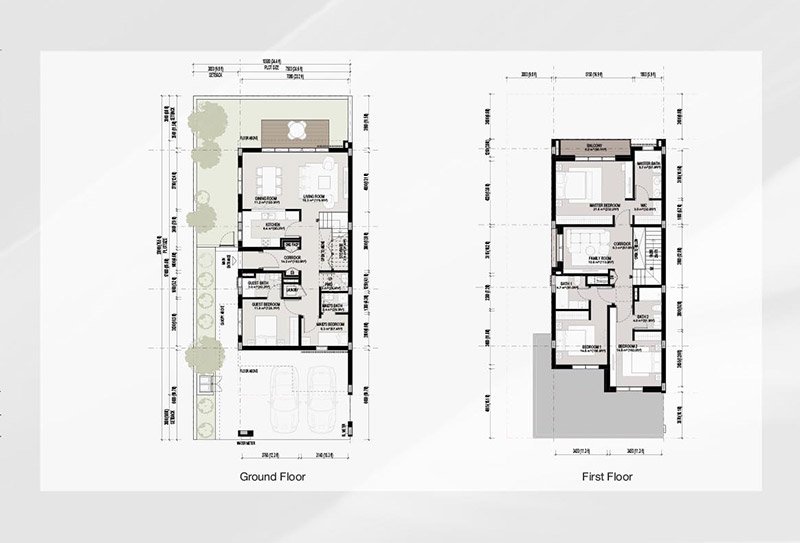 BT Properties Dubai South 4BR Townhouse Floor Plan