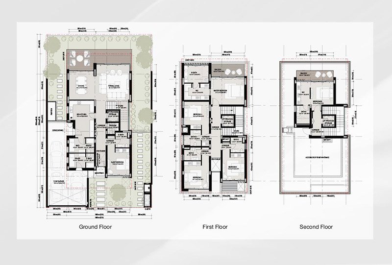 BT Properties Dubai South 6BR Villa Floor Plan